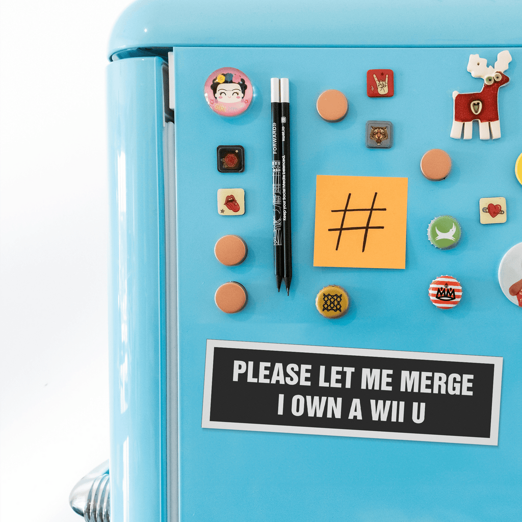 Please Let Me Merge I Own A Wii U Car Magnet Unisex