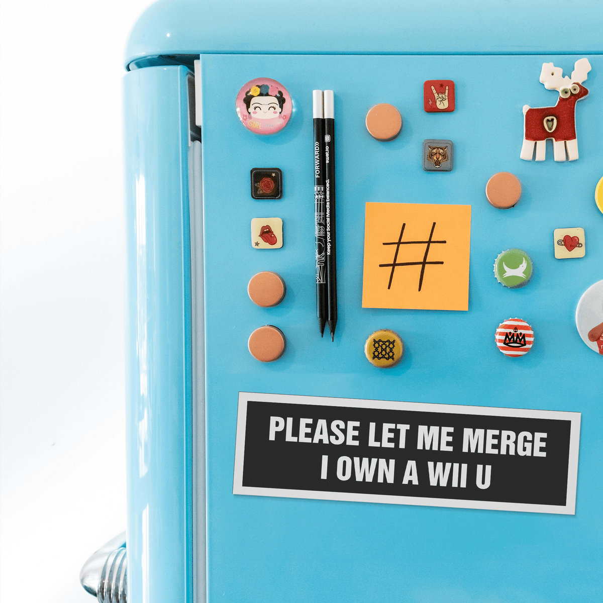 Please Let Me Merge I Own A Wii U Car Magnet Unisex
