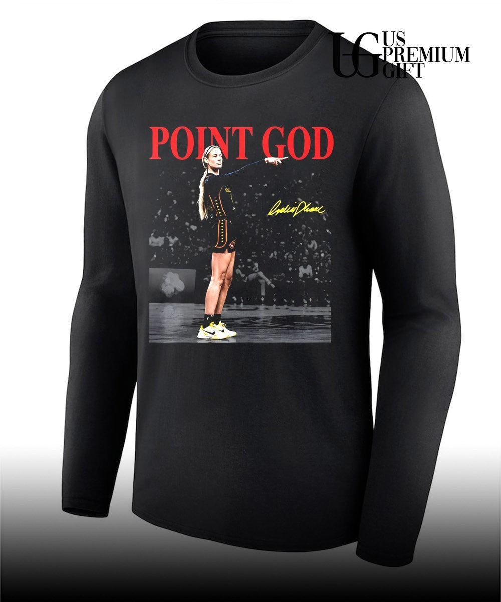 Point God Sophie Cunningham pointing Indiana Fever WNBA signature shirt Unisex