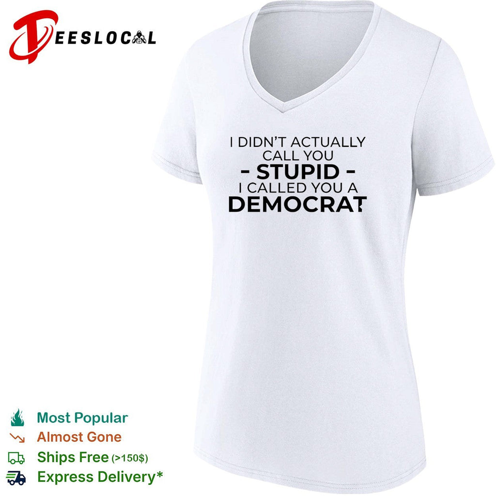 Political party humor bold text statement graphic shirt Unisex