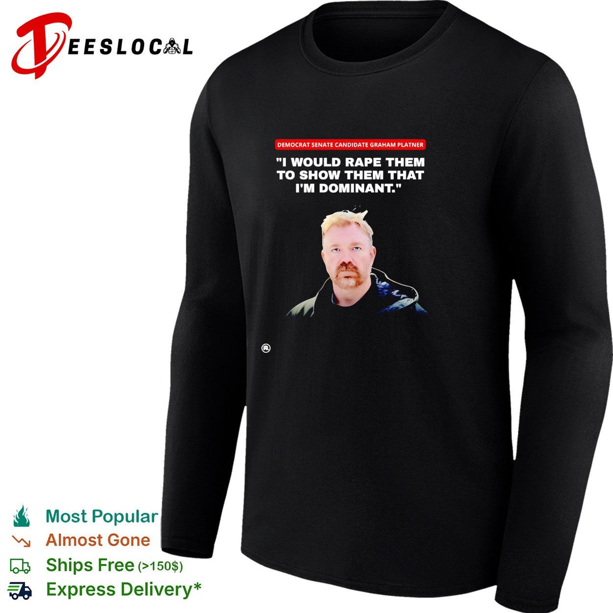 Political quote controversy news bold graphic shirt Unisex