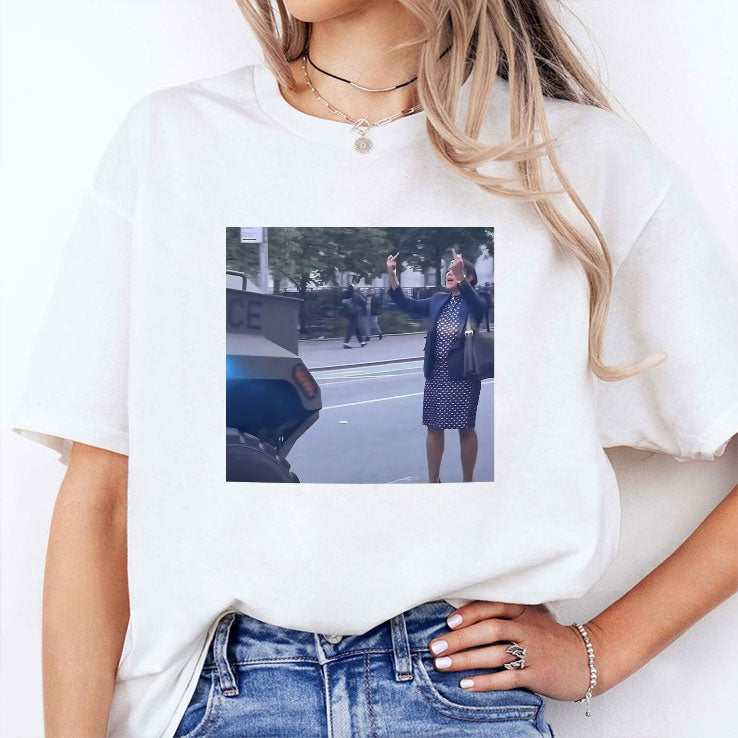 Polka Dot Dress Baddie Against ICE T Shirt Unisex