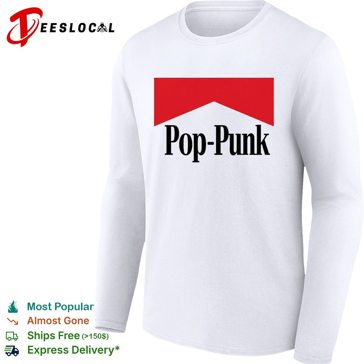 Pop-Punk Marlboro Logo shirt Unisex