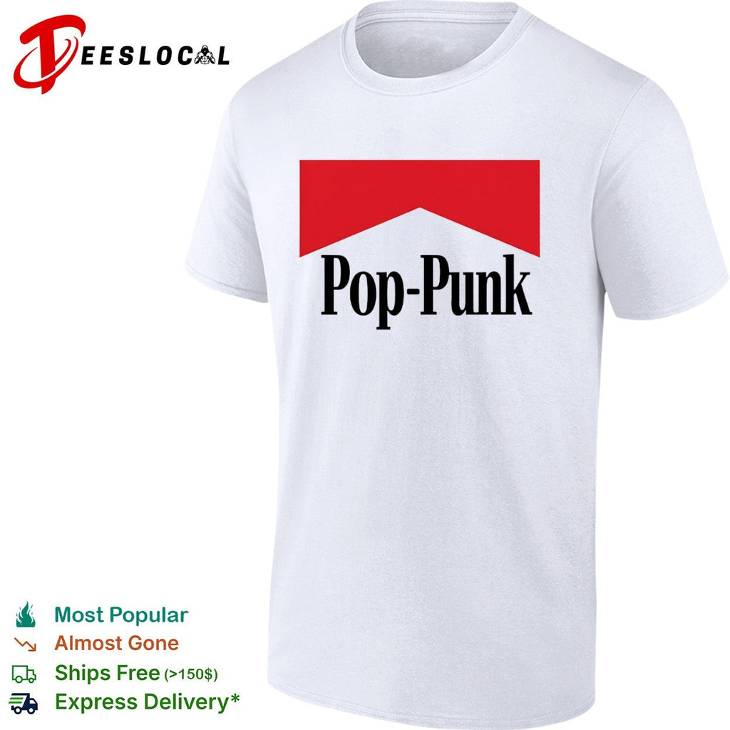 Pop-Punk Marlboro Logo shirt Unisex