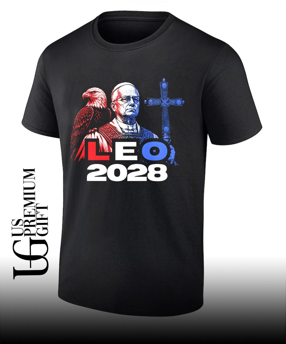 Pope Francis Bald Eagle Cross Leo 2028 shirt Unisex