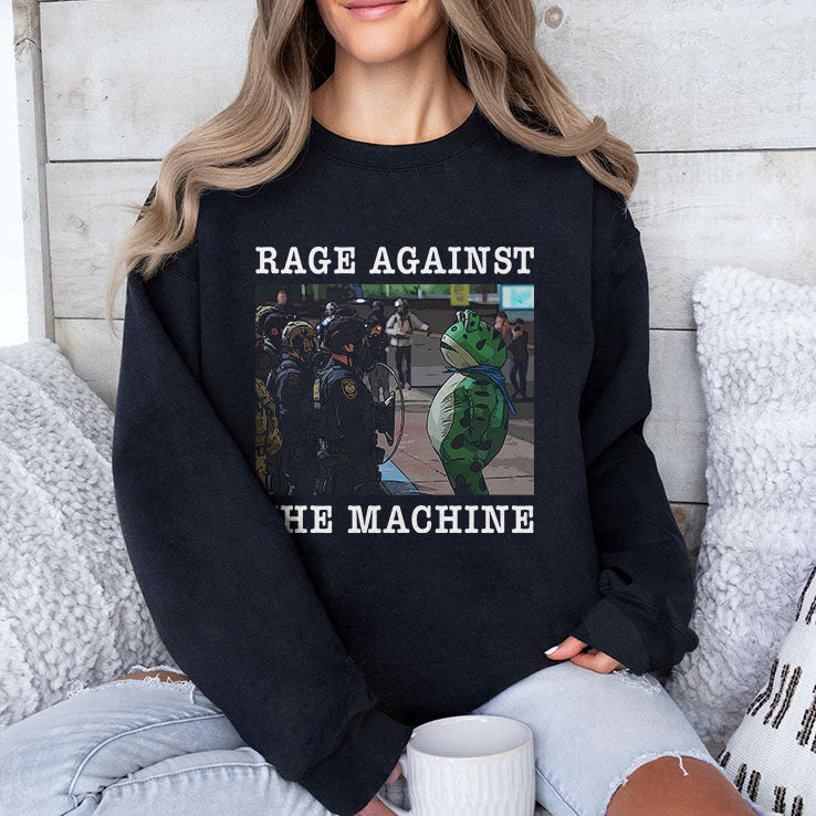 Portland Frog Protest Rage Against The Machine Shirt Unisex