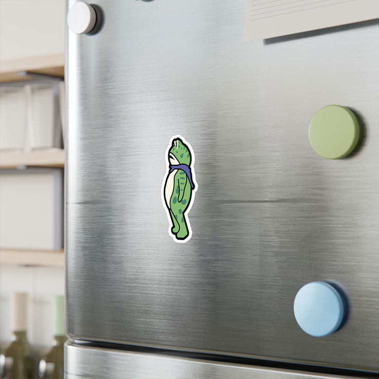 Portland Frog Protester Sticker Unisex