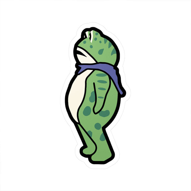 Portland Frog Protester Sticker Unisex