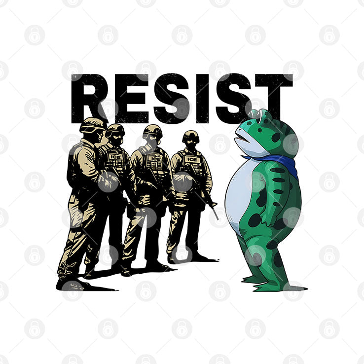 Portland Frog Resist T Shirt Unisex