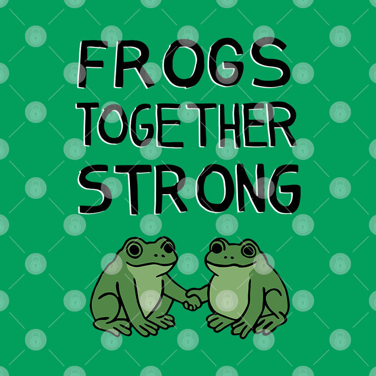 Portland Frogs Together Strong T Shirt Unisex