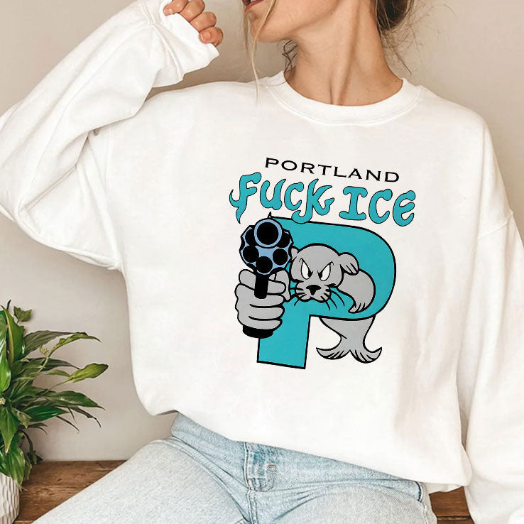 Portland Fuck ICE T Shirt Unisex