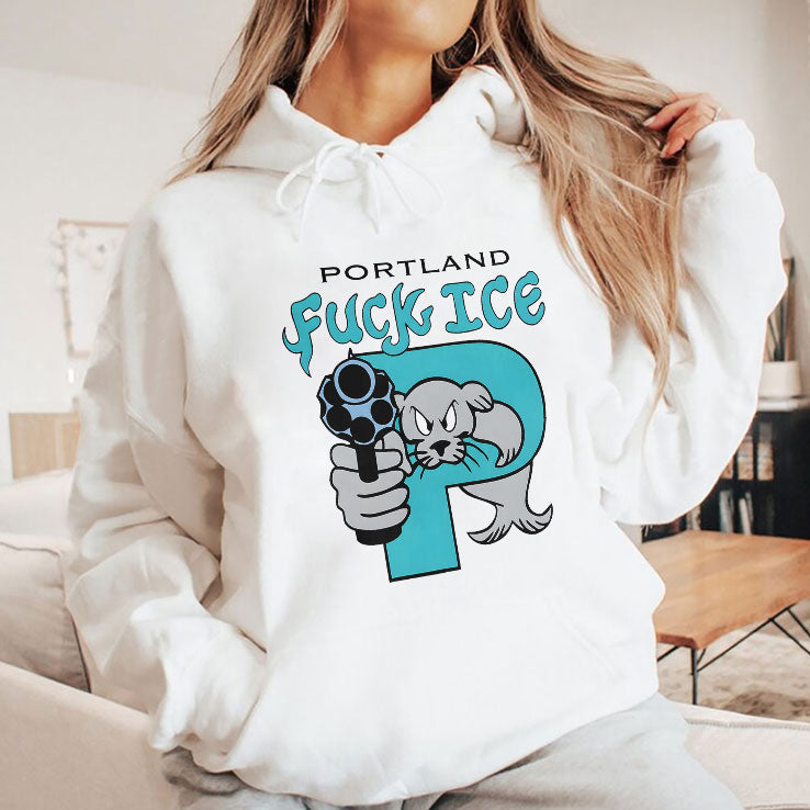 Portland Fuck ICE T Shirt Unisex