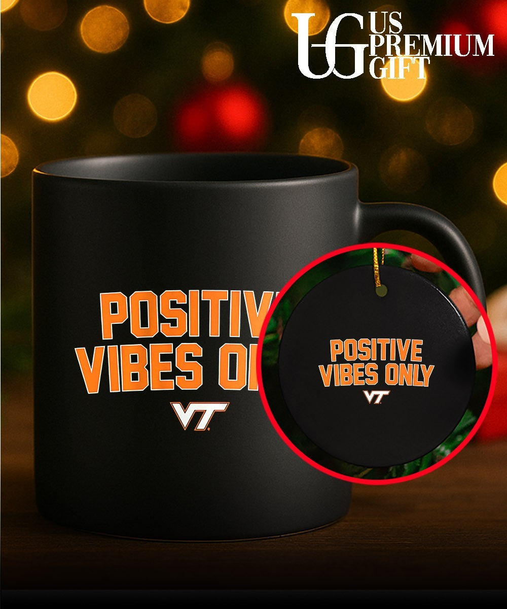 Positive Vibes Only Virginia Tech Hokies shirt Unisex