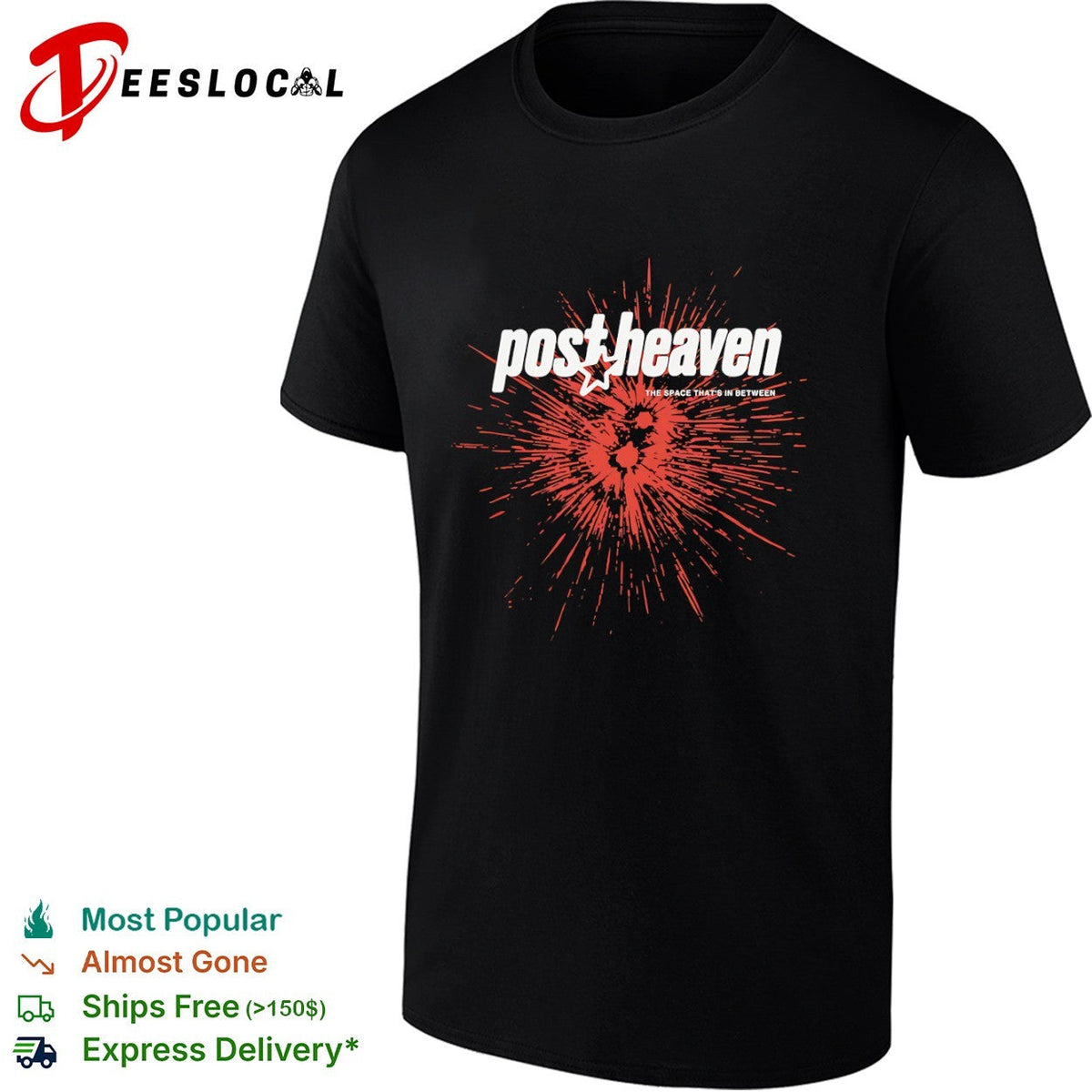 Post Heaven The Space That Is In Between shirt Unisex