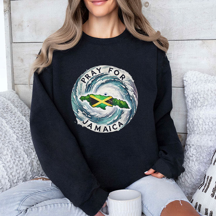 Pray For Jamaica Hurricane Melissa T Shirt Unisex