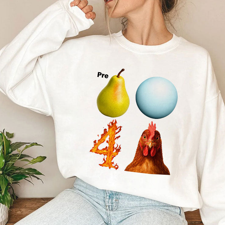 Pre Pear Blue Planet Fire Four Chicken Parody T Shirt Unisex