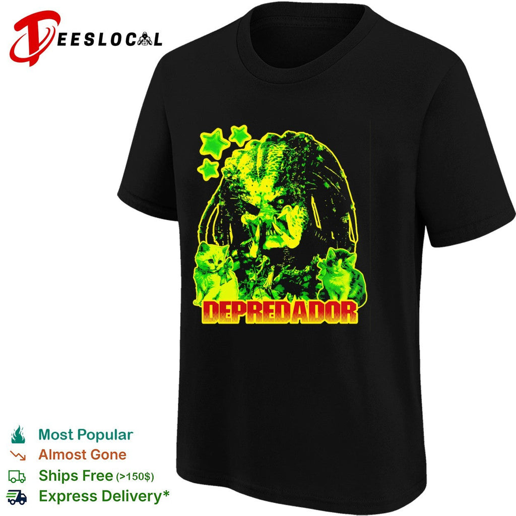 Predator Depredador Cute Kittens Stars shirt Unisex