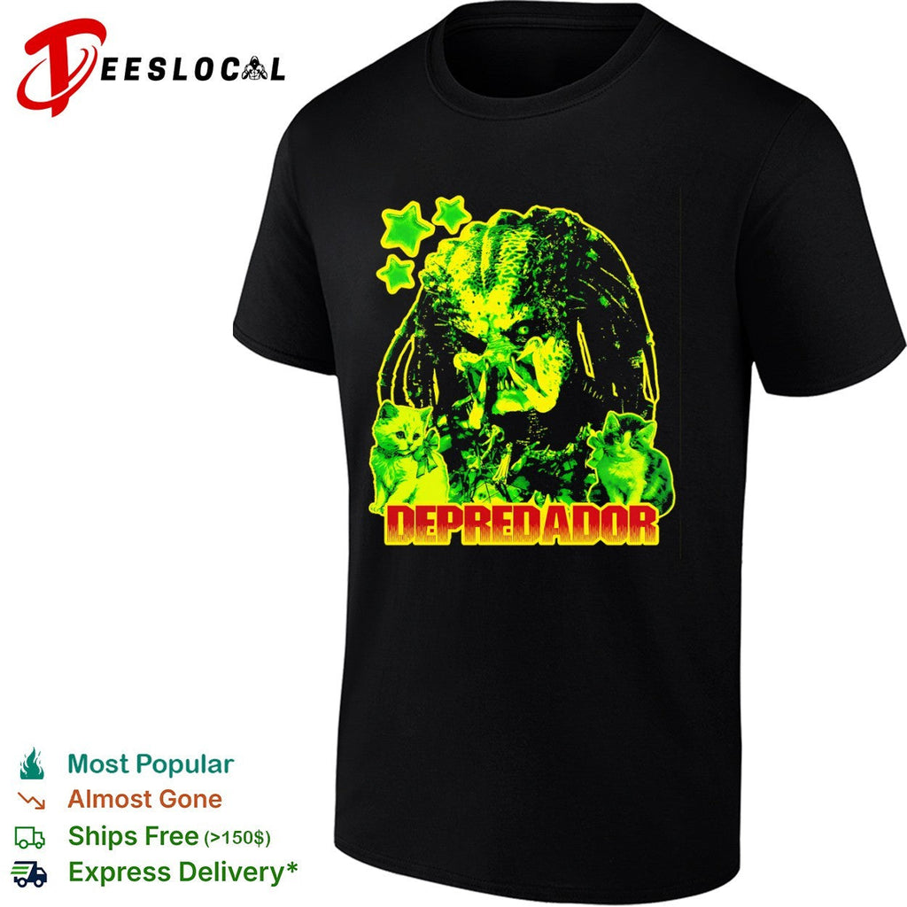 Predator Depredador Cute Kittens Stars shirt Unisex