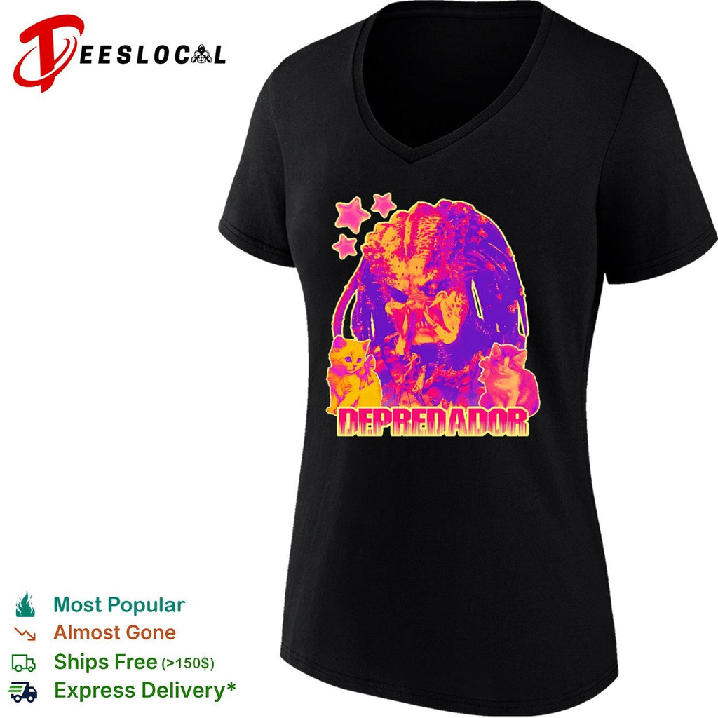 Predator Depredador with kittens shirt Unisex