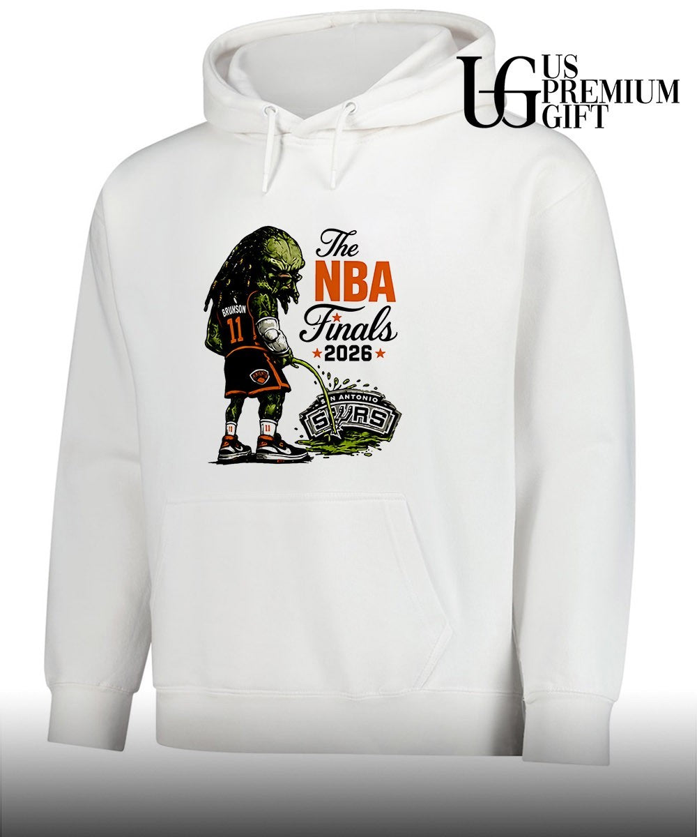 Predator Jalen Brunson peeing on San Antonio Spurs Finals 2026 cartoon shirt Unisex