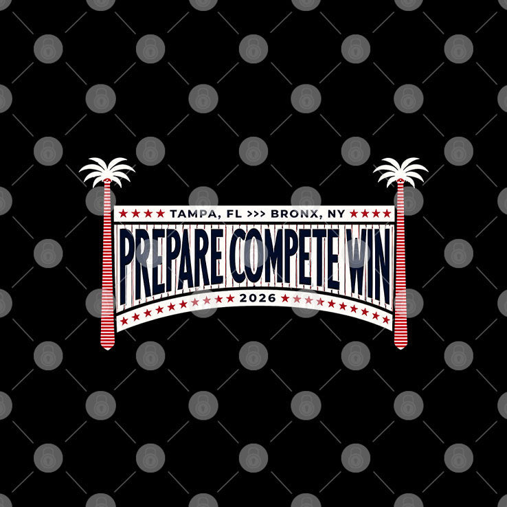 Prepare Compete Win 2026 Tampa Bay Baseball T Shirt Unisex
