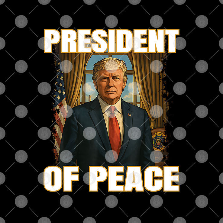 President Of Peace Pro Trump T Shirt Unisex