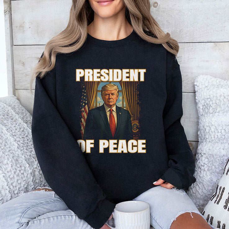 President Of Peace Pro Trump T Shirt Unisex