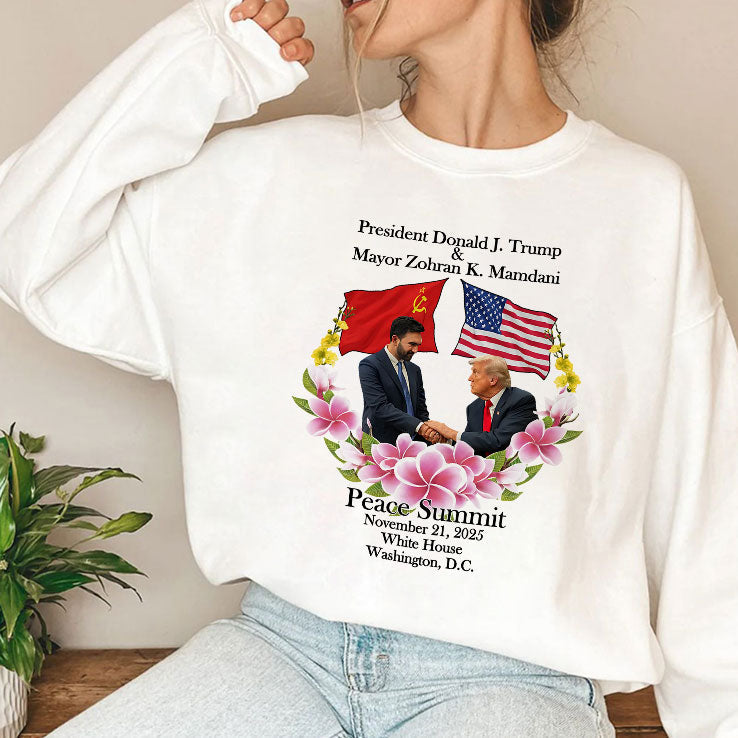 President Trump And Zohran Mamdani Peace Summit November 21, 2025 T Shirt Unisex