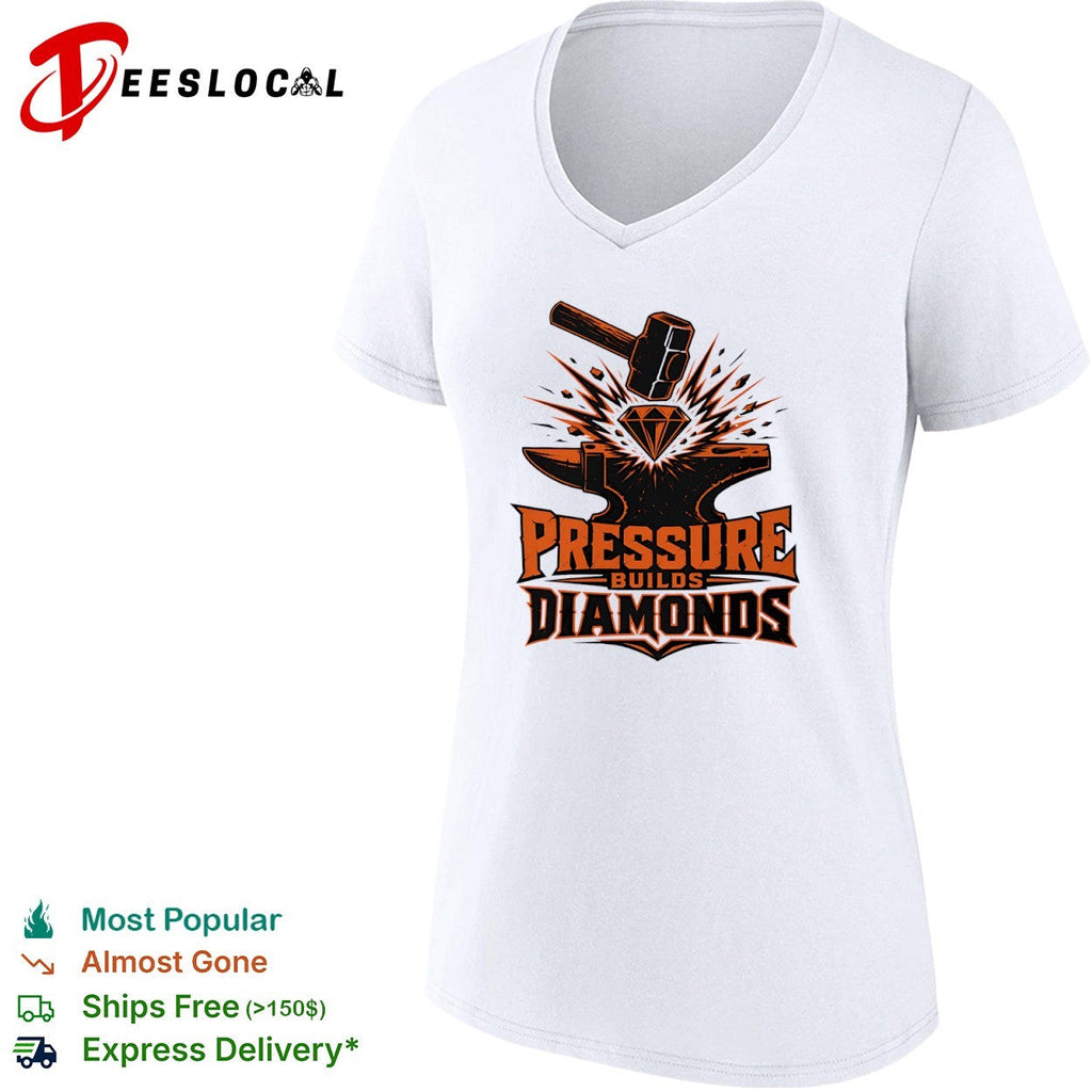 Pressure builds diamonds anvil and hammer shirt Unisex