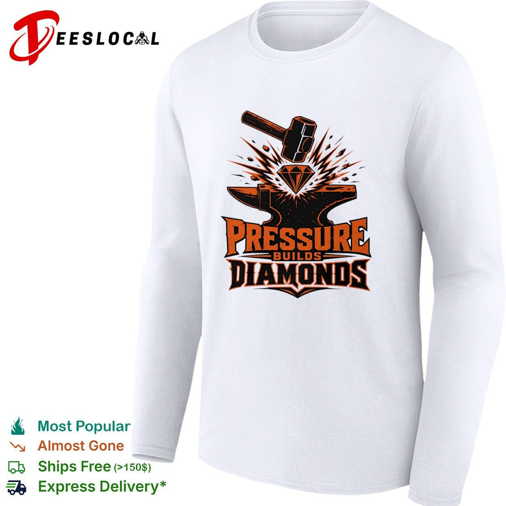 Pressure builds diamonds anvil and hammer shirt Unisex