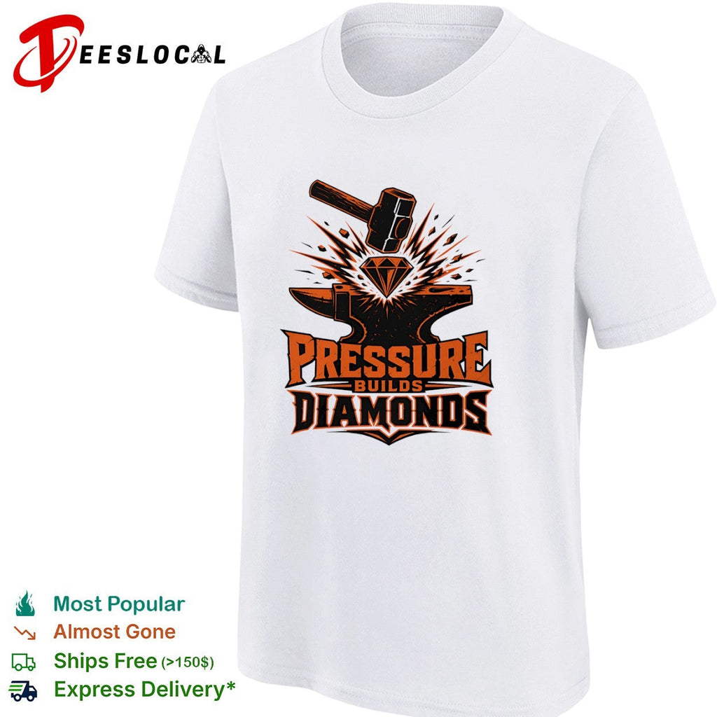 Pressure builds diamonds anvil and hammer shirt Unisex
