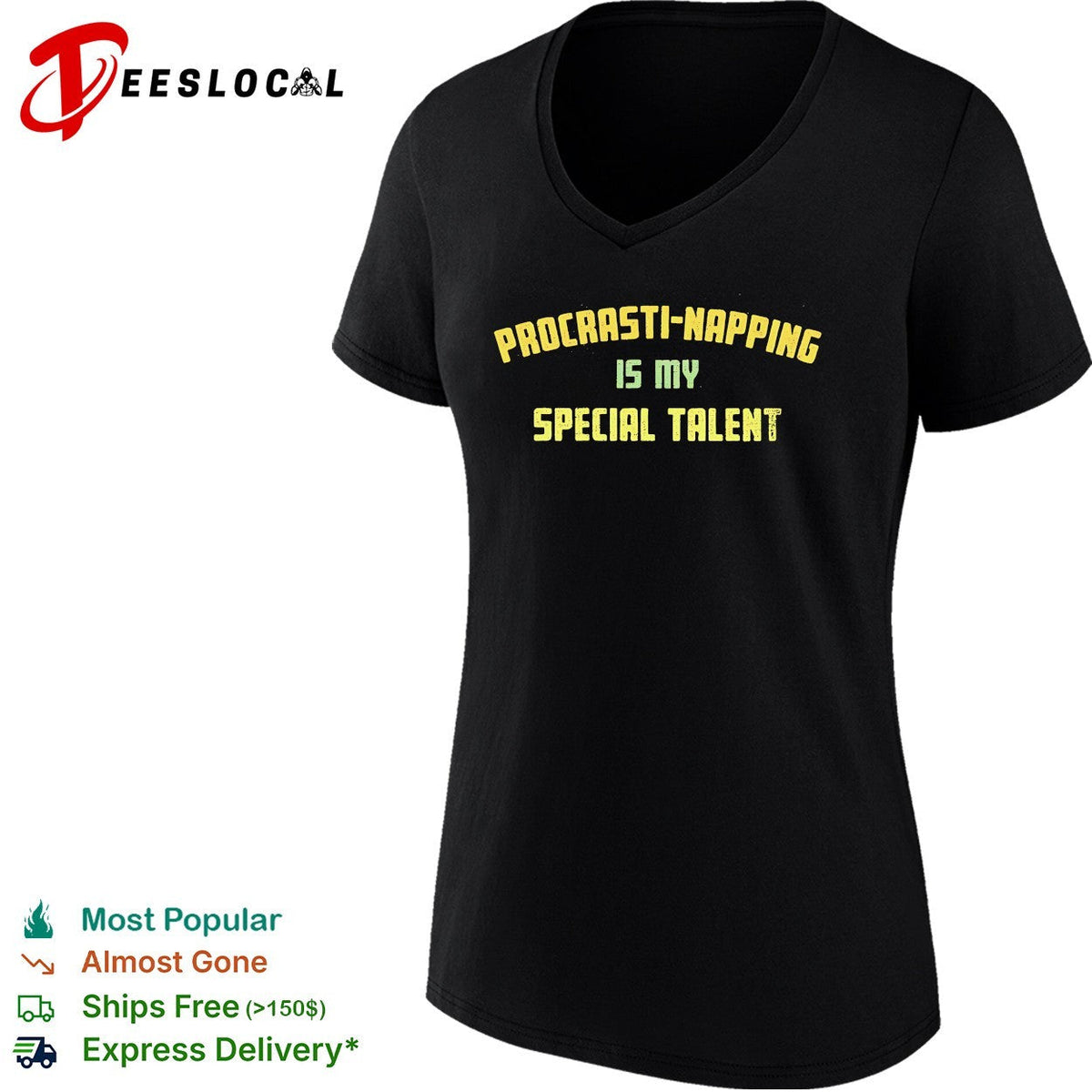 Procrasti napping is my special talent shirt Unisex
