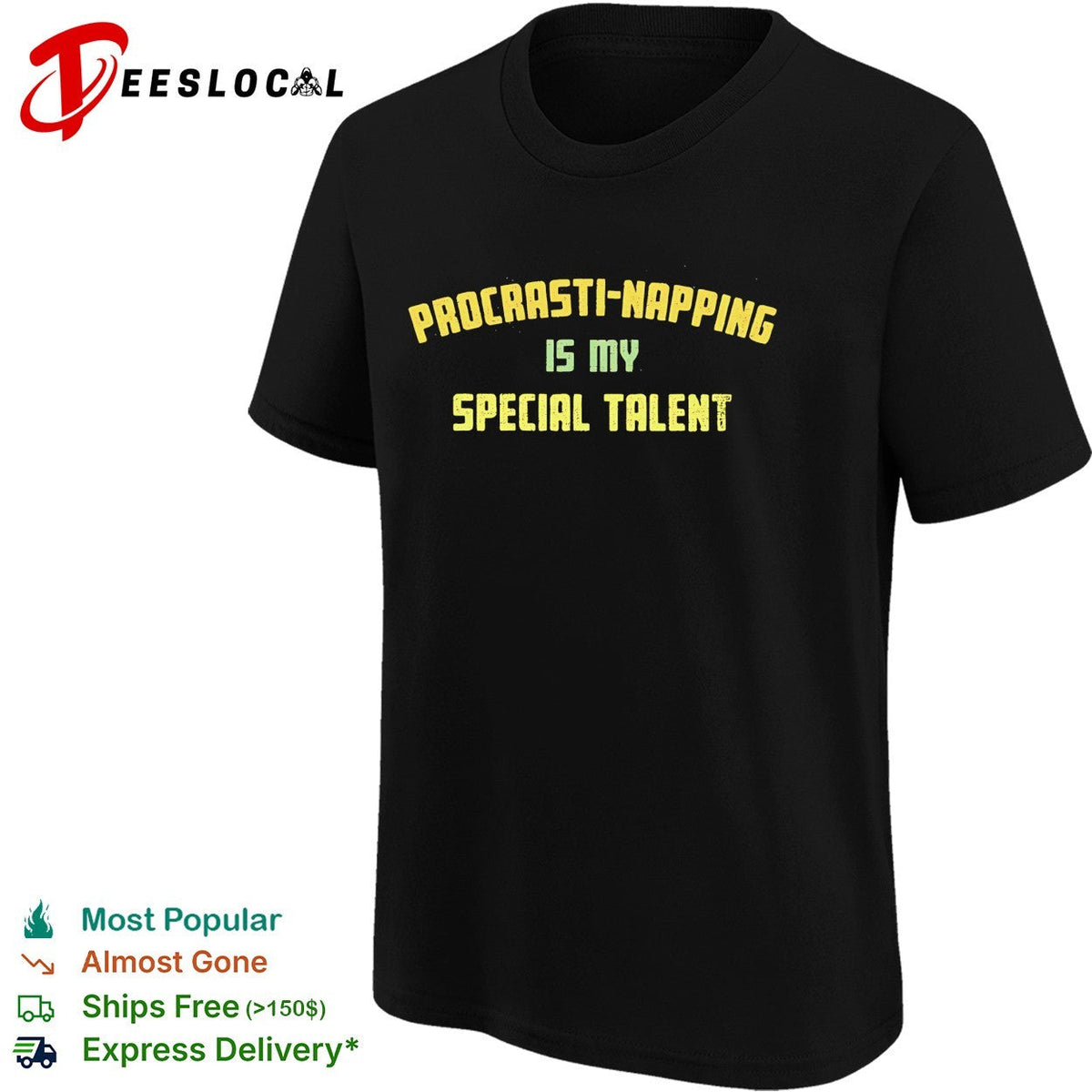 Procrasti napping is my special talent shirt Unisex
