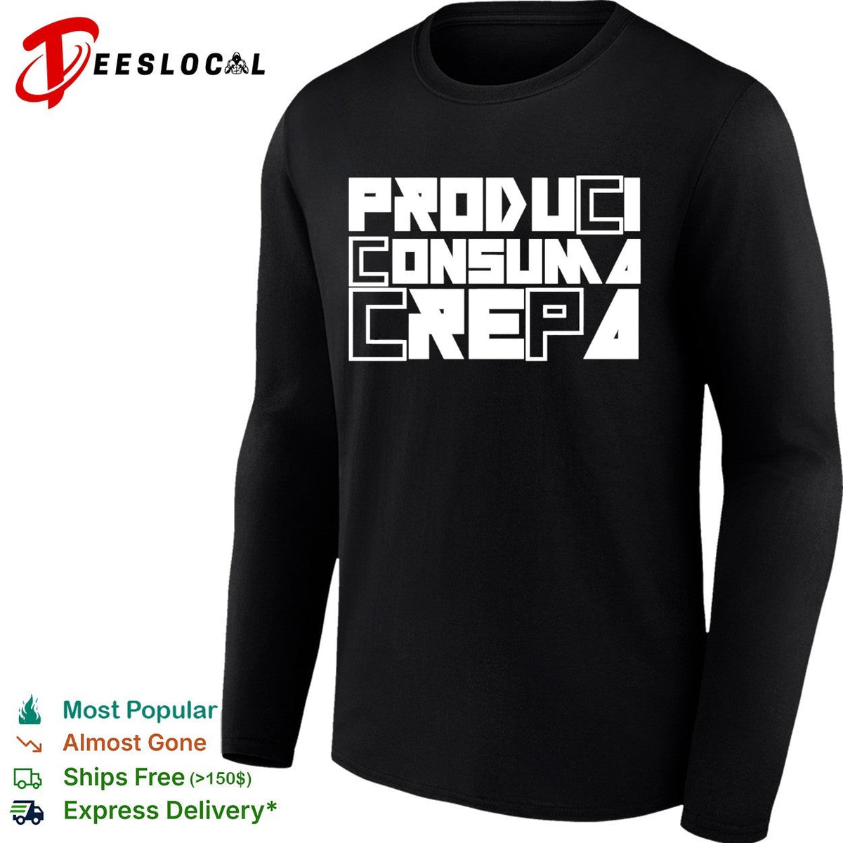 Produci consuma crepa shirt Unisex