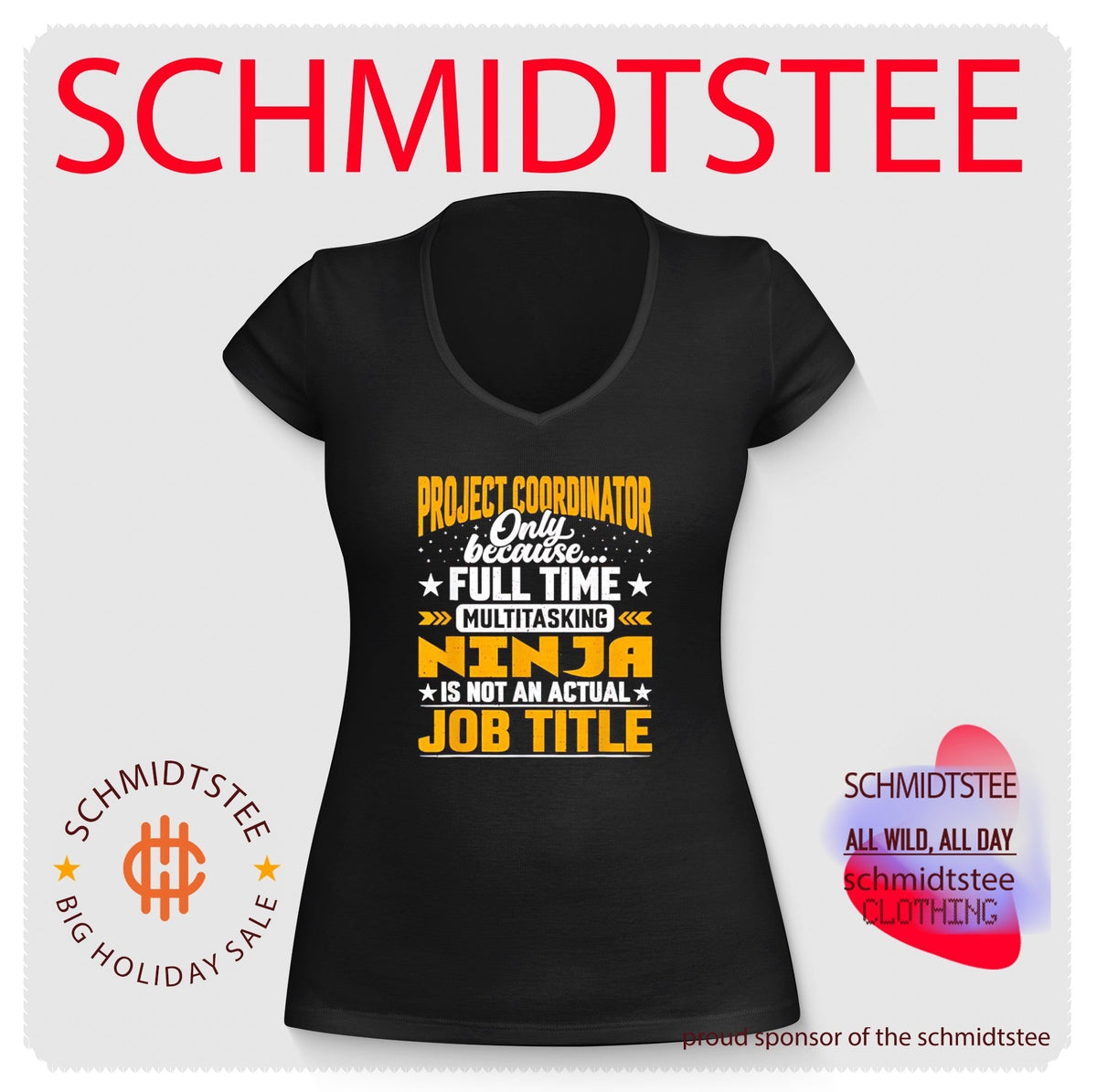 Project Coordinator Only Because Full Time Multitasking Ninja Is Not an Actual Job Title shirt