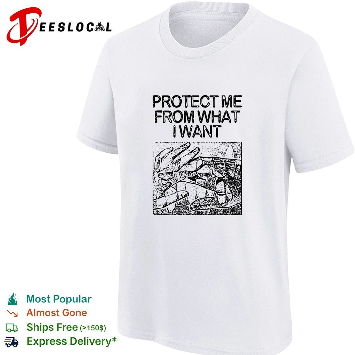 Protect me from what I want hands shirt Unisex