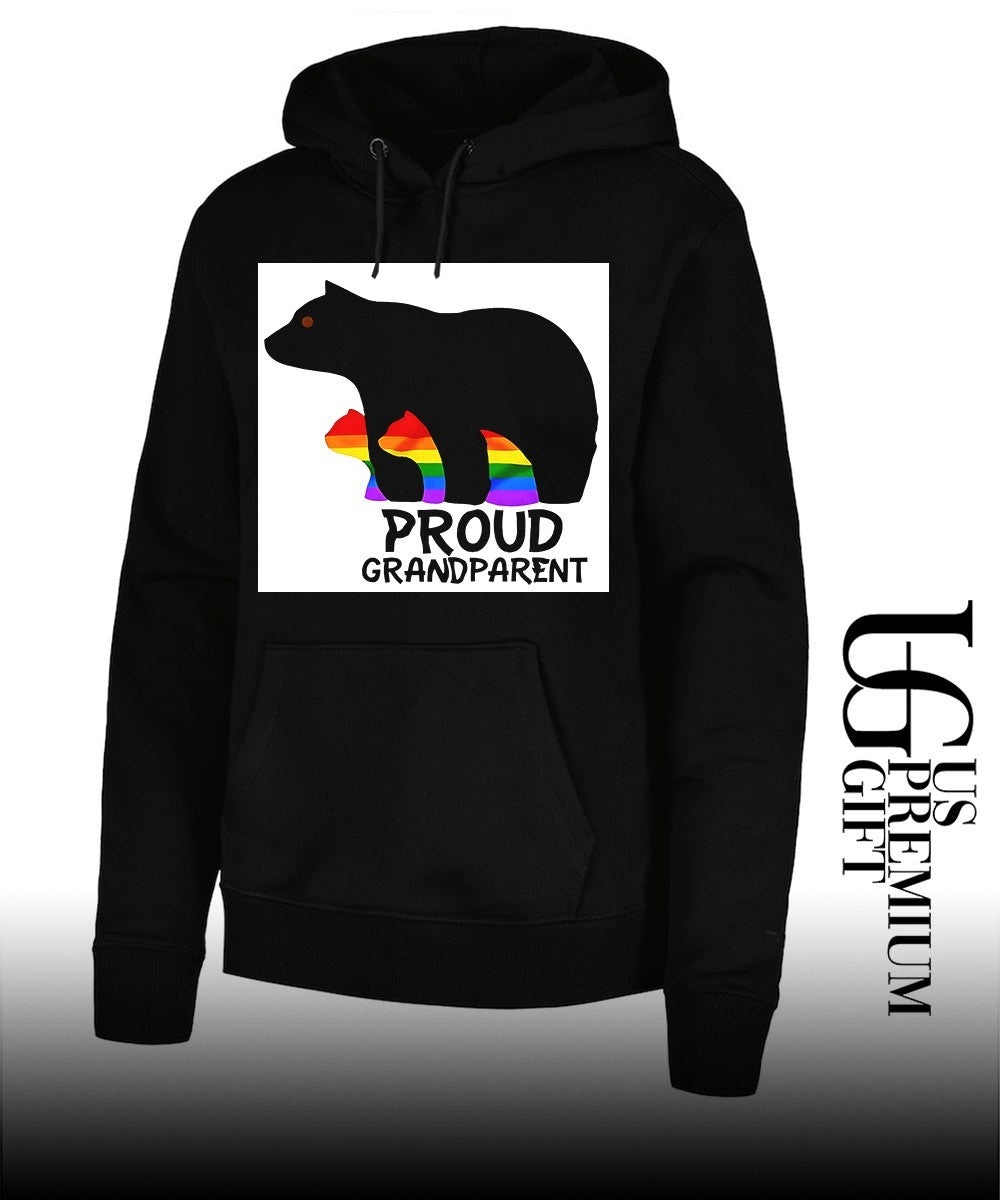 Proud Grandparent Bear Rainbow LGBT Pride Family Support shirt Unisex