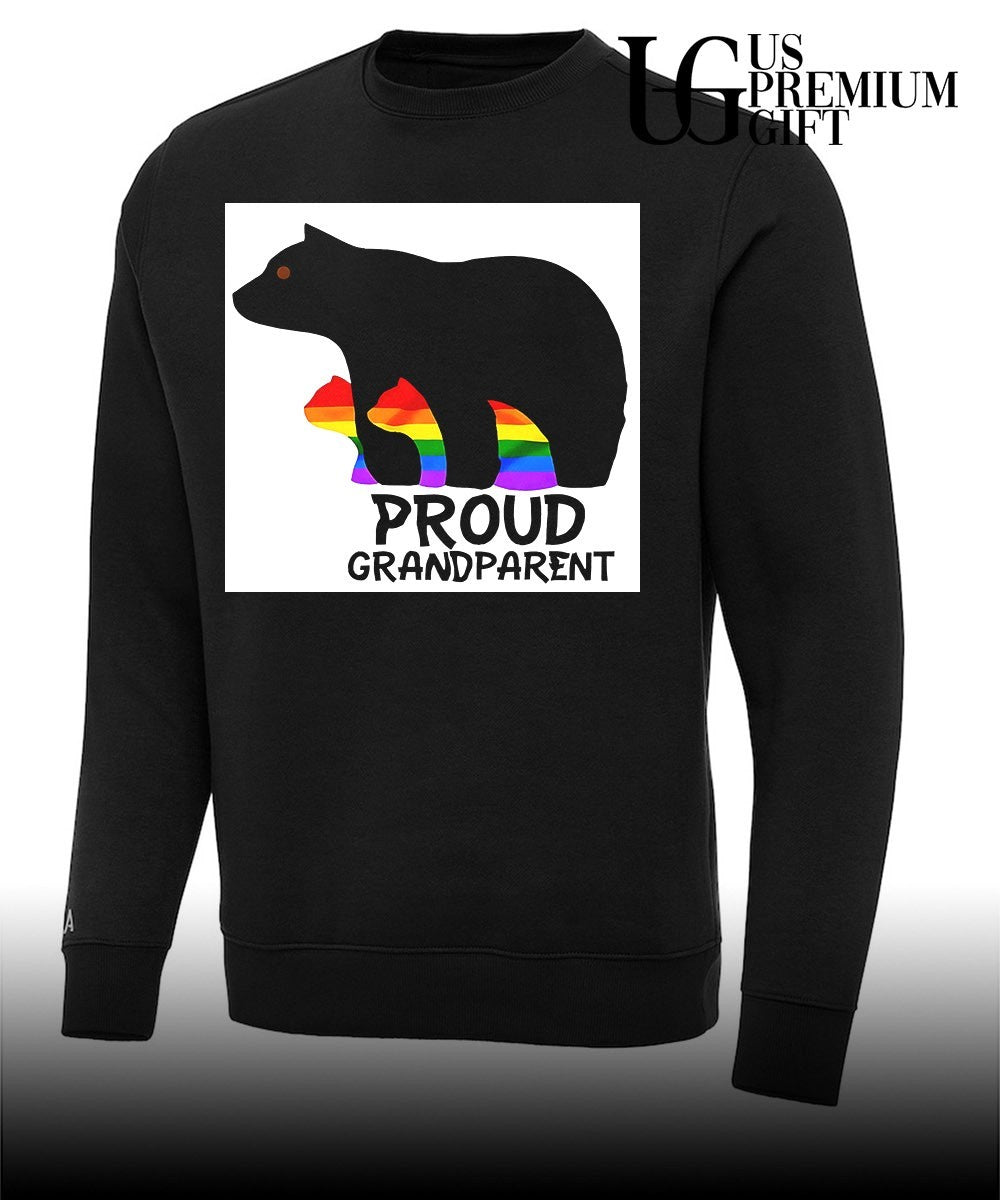 Proud Grandparent Bear Rainbow LGBT Pride Family Support shirt Unisex