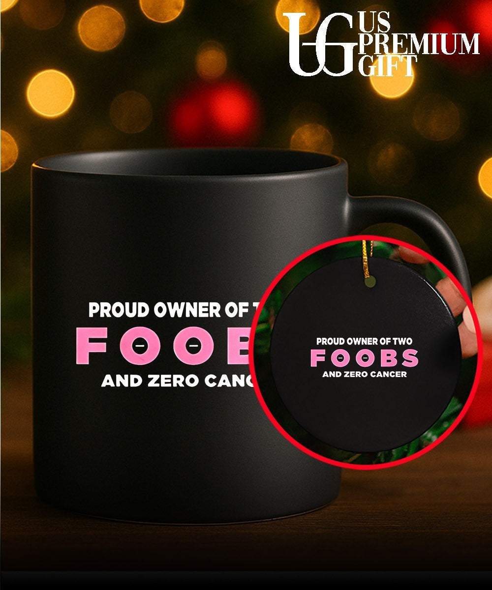 Proud Owner Of Two Foobs and Zero Cancer shirt Unisex