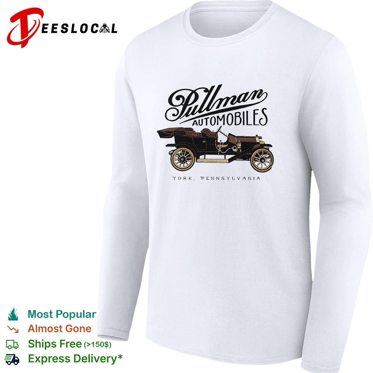 Pullman automobiles vintage car badge shirt Unisex