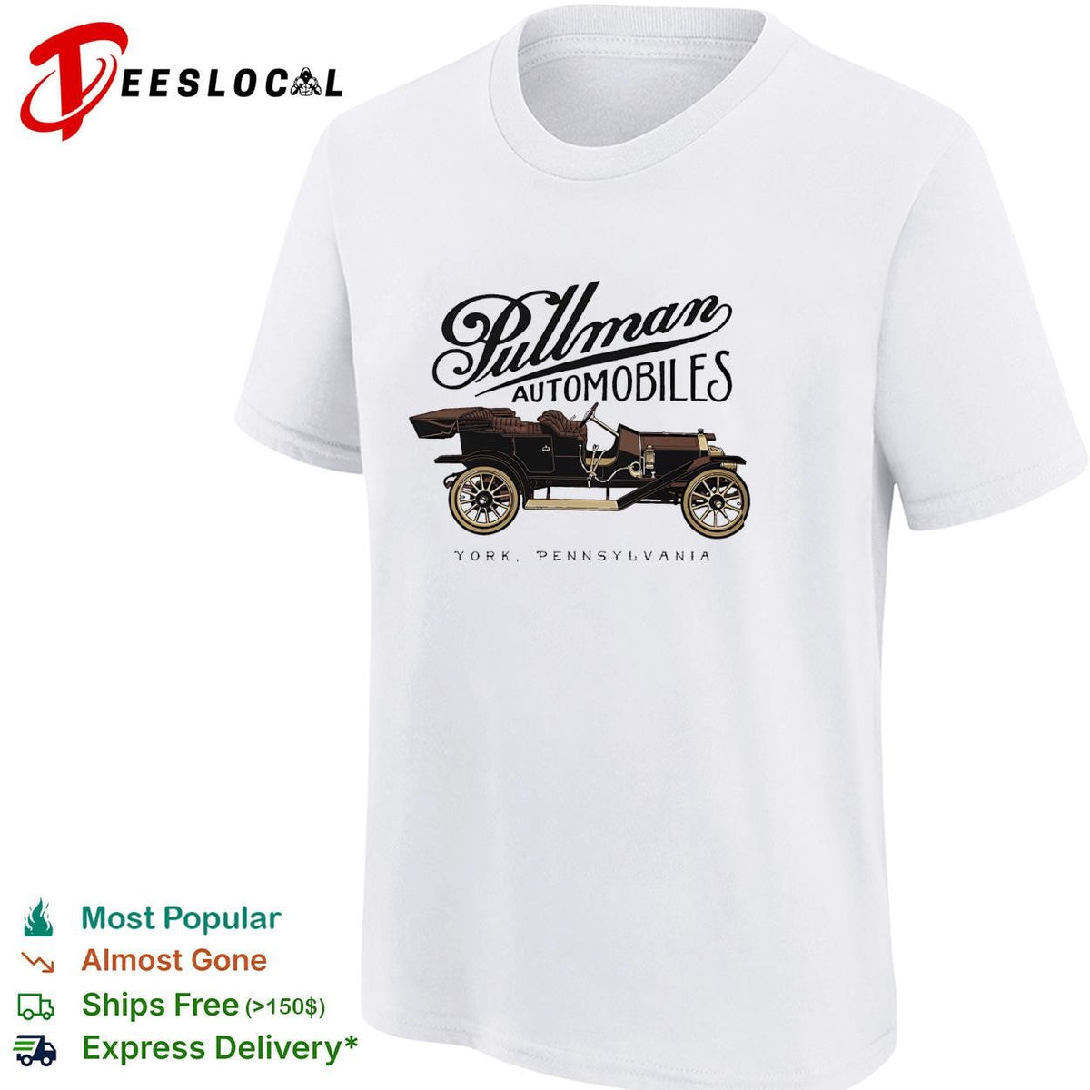 Pullman automobiles vintage car badge shirt Unisex