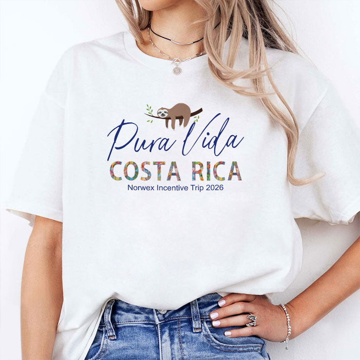 Pura Vida Costa Rica Norwex Incentive Trip 2026 T Shirt Unisex