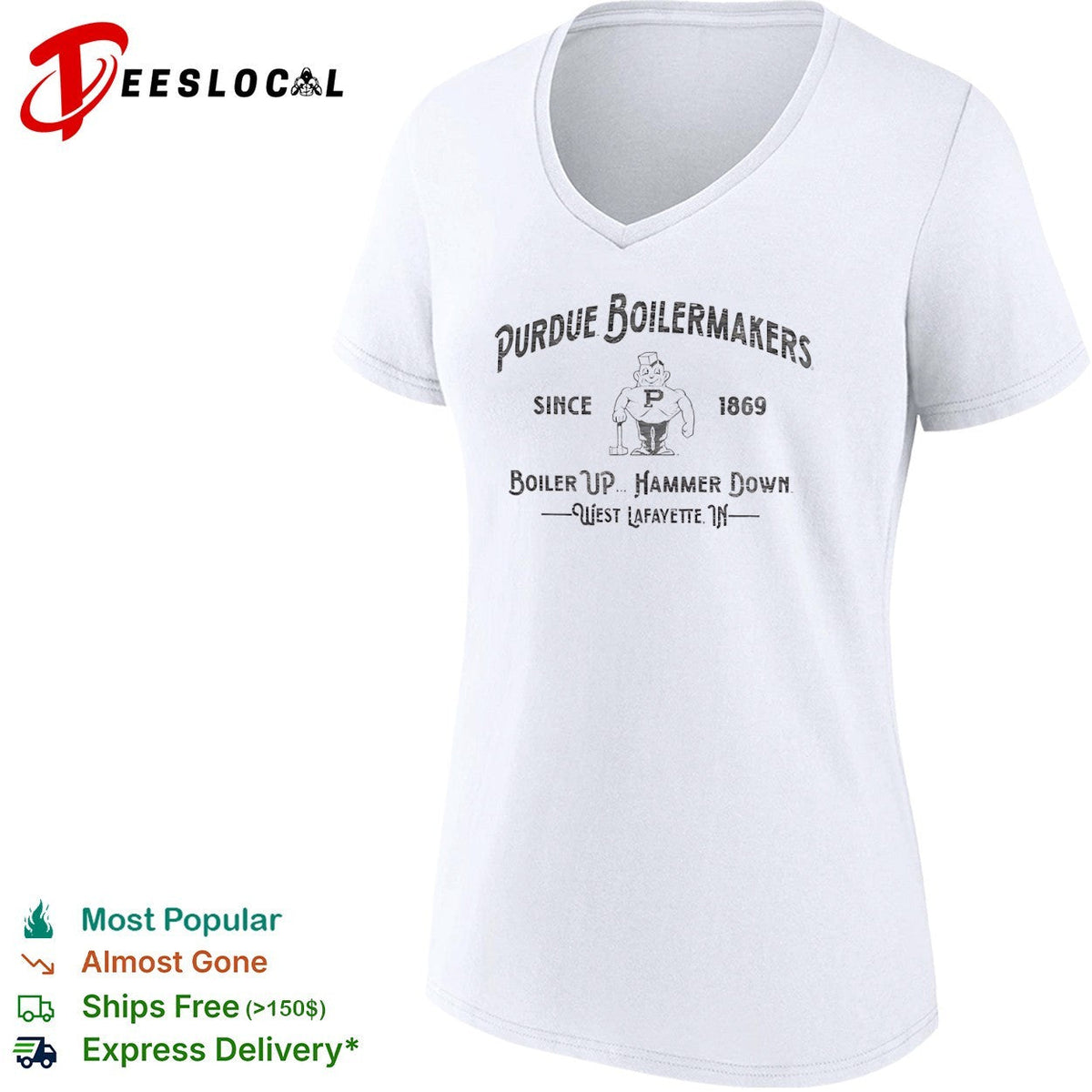 Purdue Boilermakers Since 1869 Boiler Up Hammer Down West Lafayette IN shirt Unisex