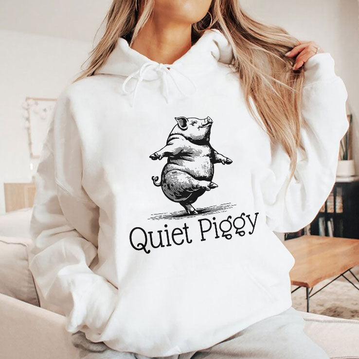 Quiet Piggy Donald Trump T Shirt Unisex