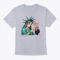 Quiet Piggy Liberty T Shirt Unisex
