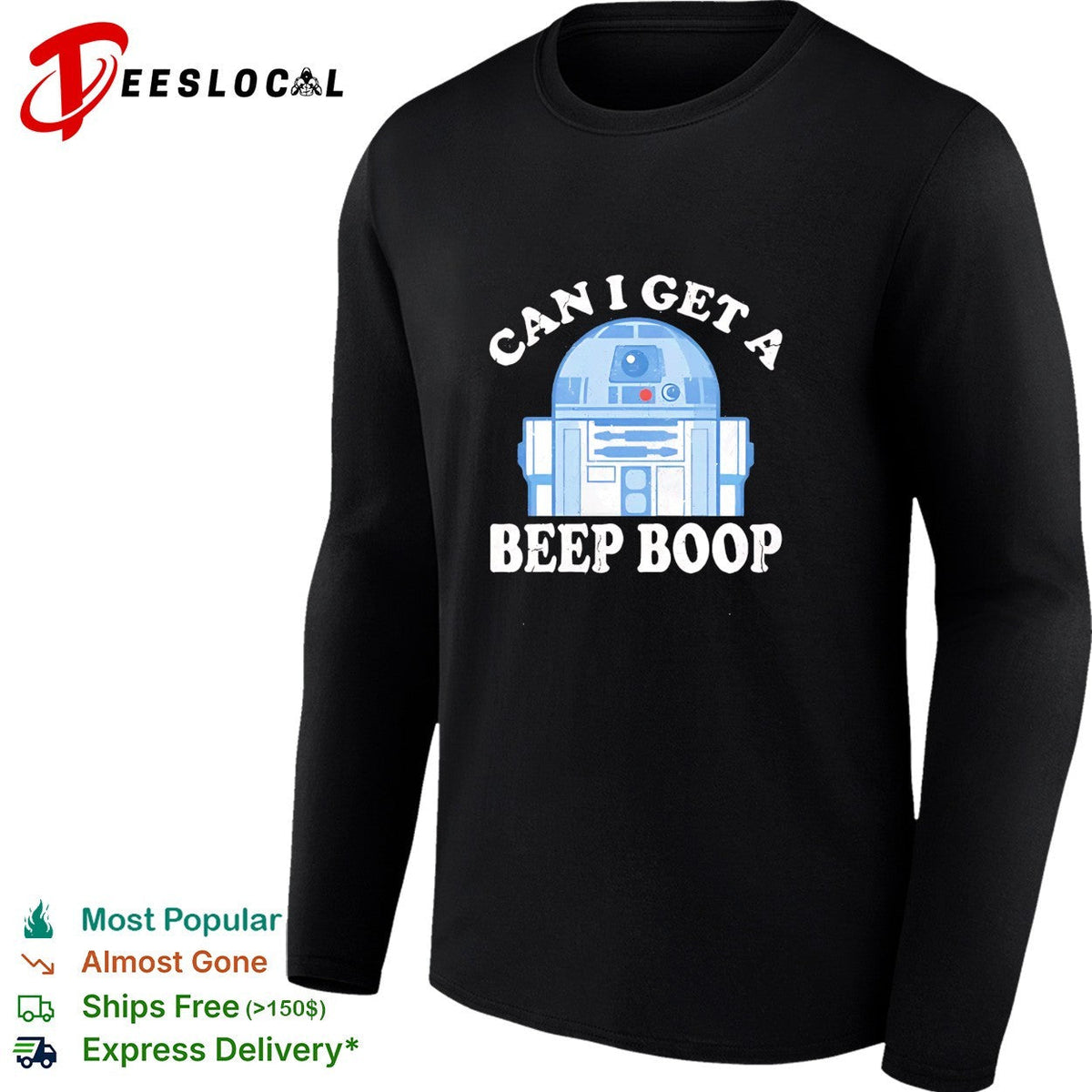 R2 D2 can I get a beep boop shirt Unisex