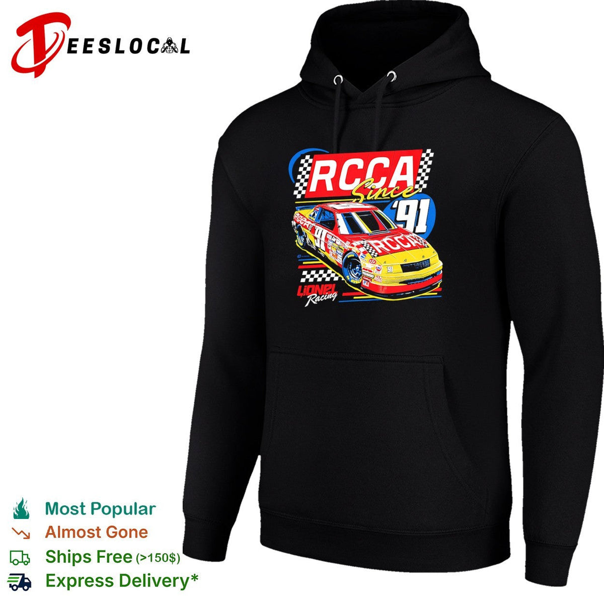 RCCA Lionel Racing since 91 race car shirt Unisex