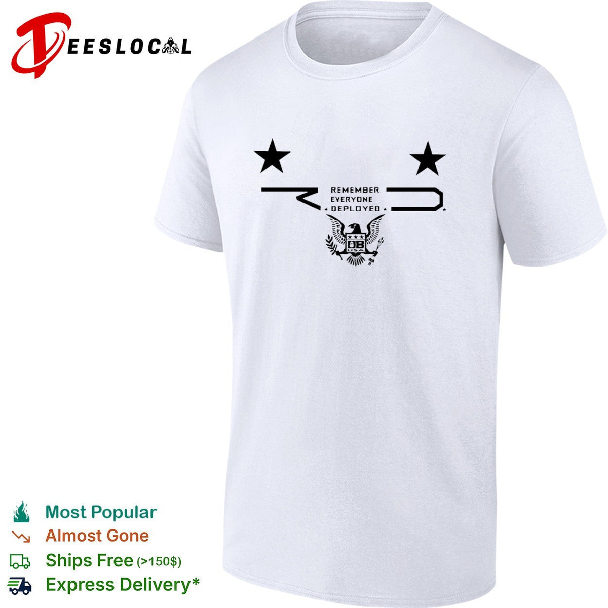 RED Remember Everyone Deployed shirt Unisex