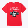 Raccoon More Plates Less Self Hates T Shirt Unisex