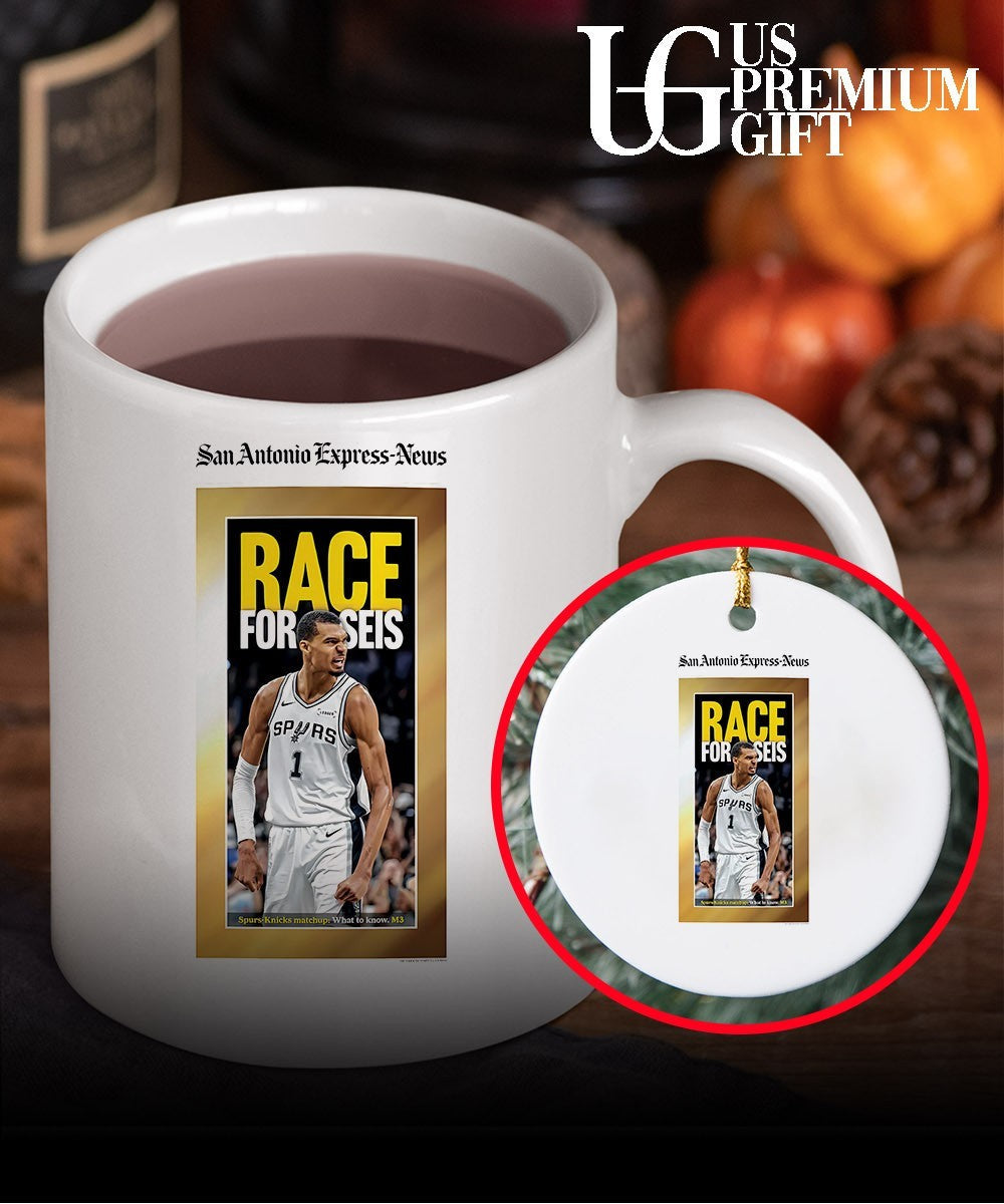 Race for Seis San Antonio Express-News Victor Wembanyama San Antonio Spurs NBA shirt Unisex